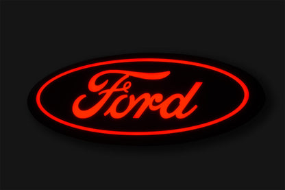 2020-2022 Ford Super Duty Red LED Light Up Rear Tailgate Emblem