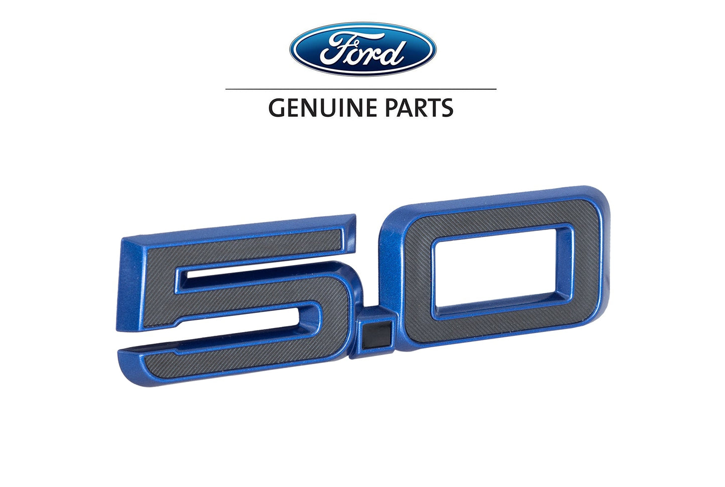 2024-2025 Ford Mustang GT California Special OEM PR3Z-16228-E 5.0 Blue 5.5" Fender Side Emblem