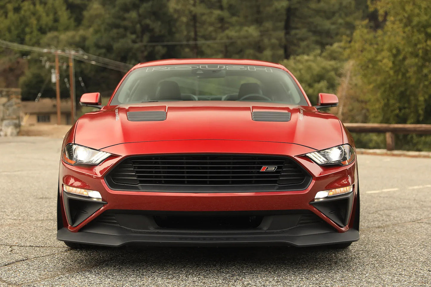 2015-2019 Ford Mustang Roush Stage 3 Fender & Grille 3pc Emblems Set