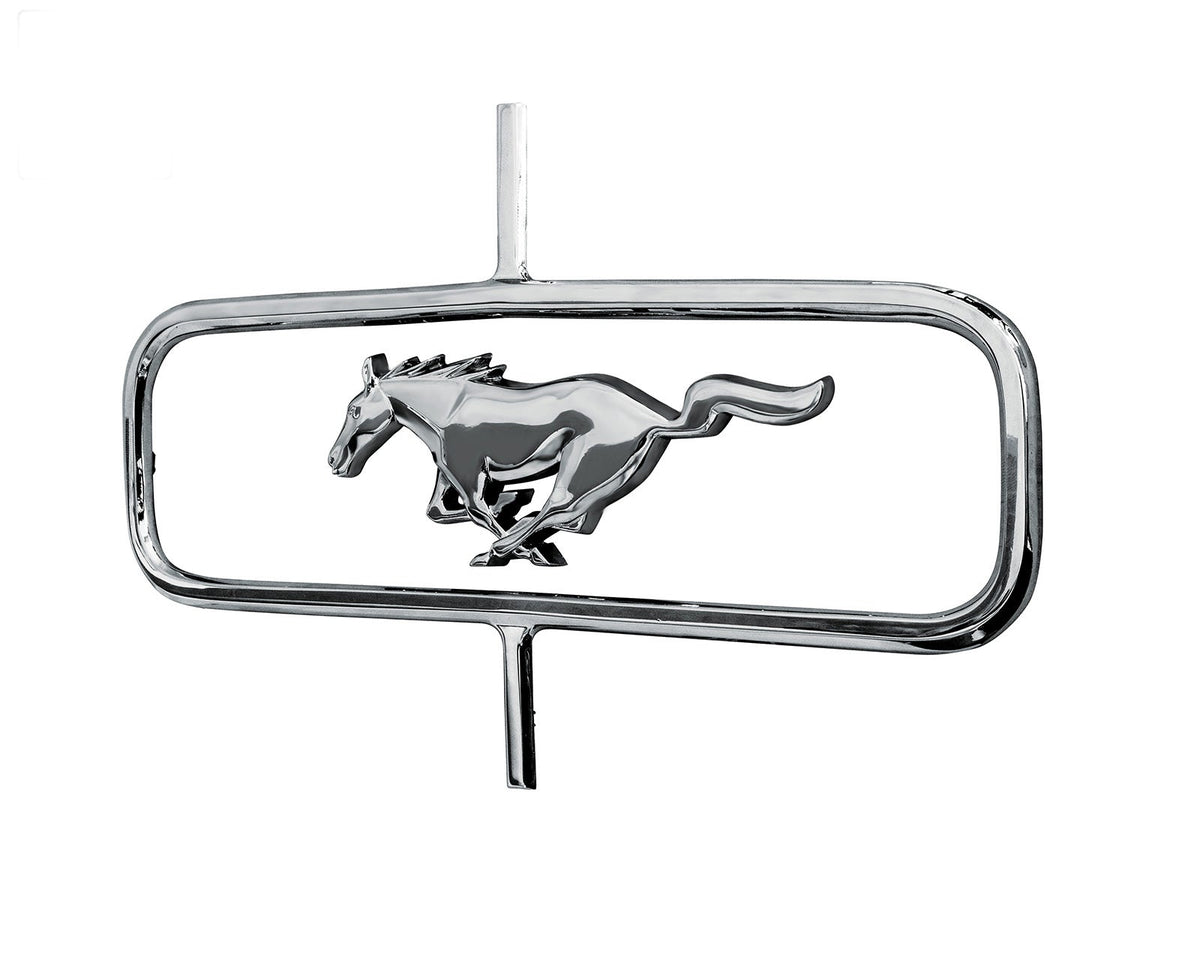 1973 Ford Mustang Front Grille w/ Running Horse Emblem, Corral Trim, & Hardware