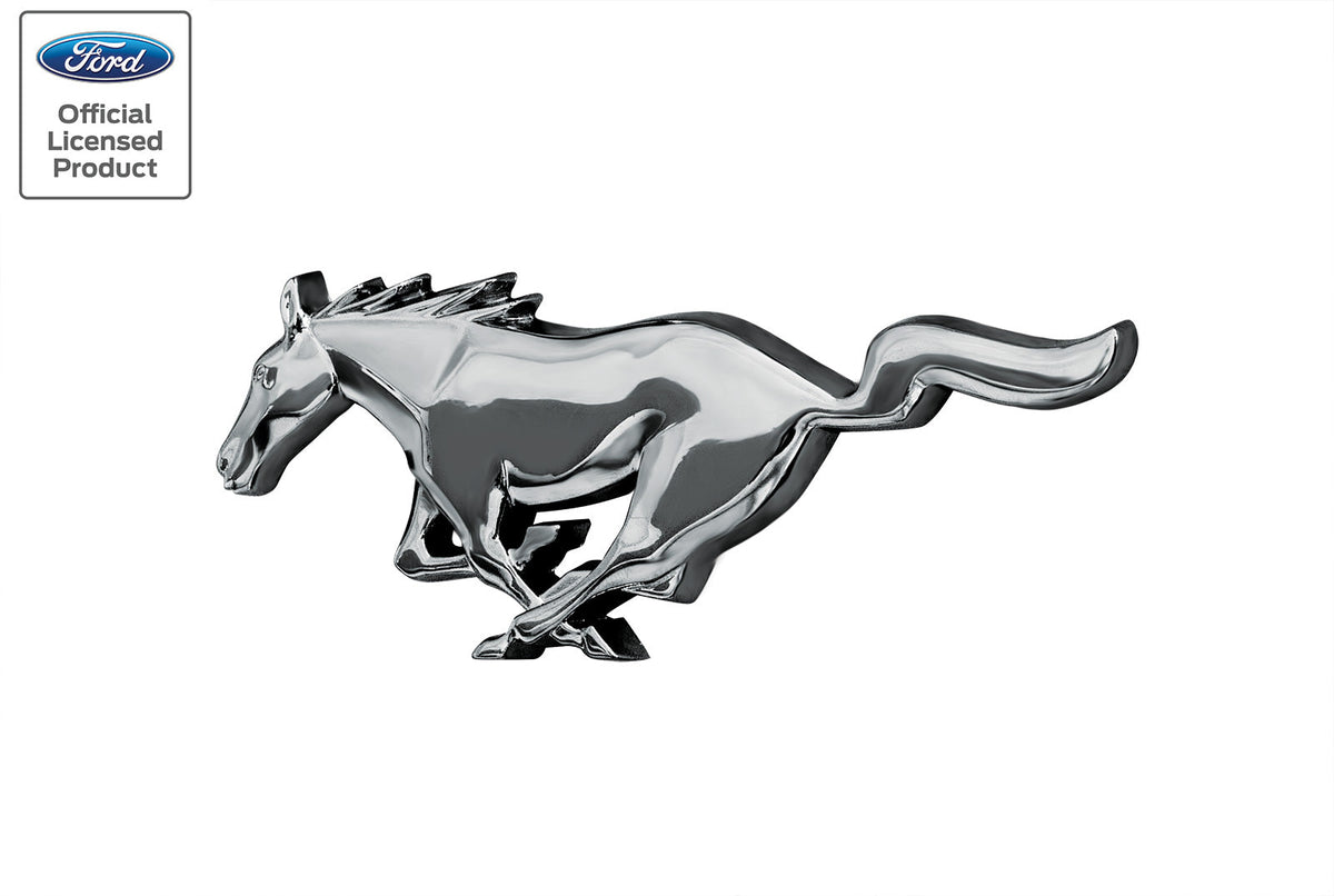 1973 Ford Mustang Chrome Running Horse Pony Front Grille Emblem 6"
