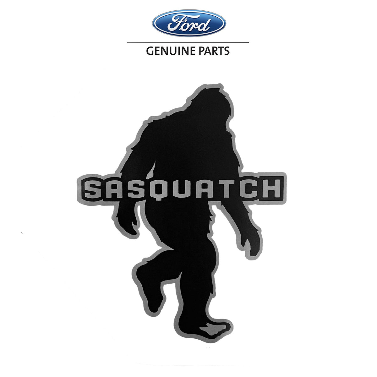 2021-2026 Ford Bronco Heritage OEM P2DZ-7820001-A Sasquatch Vinyl Decal Emblem