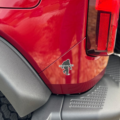 2021-2026 Ford Bronco Heritage OEM P2DZ-7820001-A Sasquatch Vinyl Decal Emblem