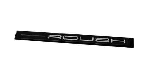 2020 Roush F-150 8-3/8" Fender Side Emblem Badge Accent Black & Chrome