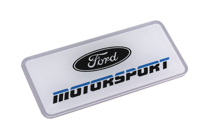 Ford Motorsport 4" Acrylic Emblem 1990s Style Blue 2 Color Logo