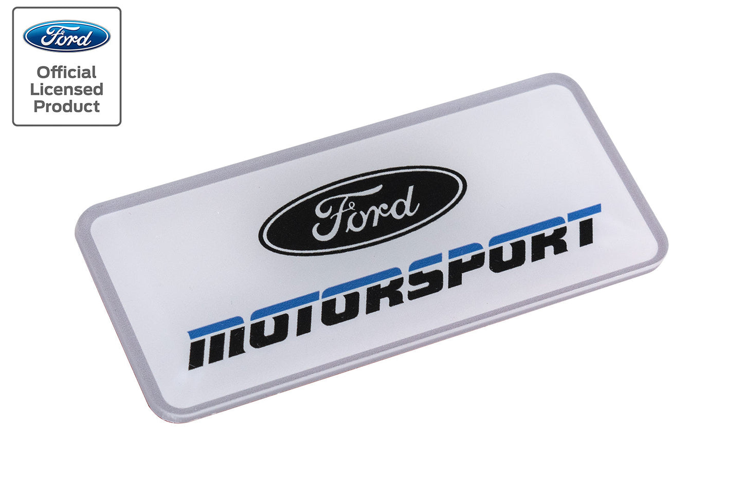 Ford Motorsport 4" Acrylic Emblem 1990s Style Blue 2 Color Logo