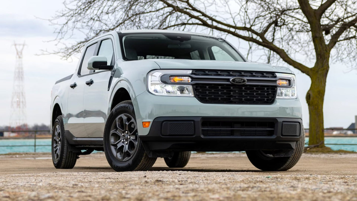 2022-2024 Maverick XL XLT Lariat OEM M-1447-MVBC Smoke Chrome Front & Rear Emblems