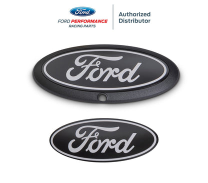 2024-2026 Ford F150 w/ Camera OEM Front Grille Rear Tailgate Emblems Black