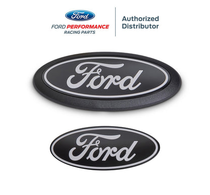 2024-2026 Ford F150 Without Camera OEM M-1447-F15B24 Front Grille Rear Tailgate Emblems Black