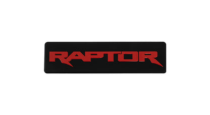 2023-2026 F-150 Raptor R Genuine Ford NR7Z-6N308-B Supercharger Cover Emblem Plate Black & Red