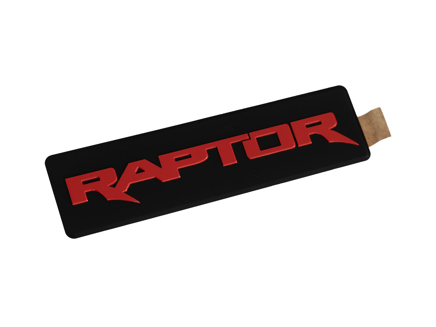 2023-2026 F-150 Raptor R Genuine Ford NR7Z-6N308-B Supercharger Cover Emblem Plate Black & Red