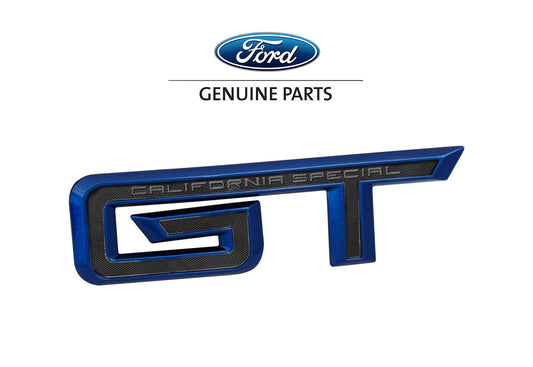 2024-2025 Mustang GT California Special OEM 6.5" Rear Deck Lid Trunk Emblem Blue
