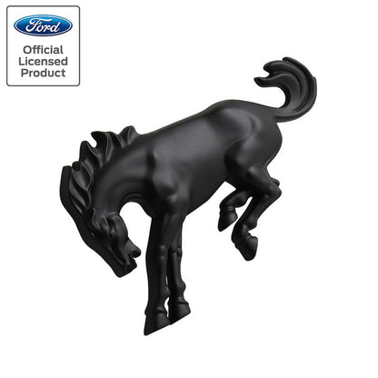 1980-1981 Ford Bronco 4" Matte Black Bucking Bronco Fender Emblem Badge