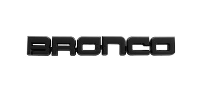1987-1991 Ford Bronco Classic Style Matte Black 8.5" Bronco Fender Emblem