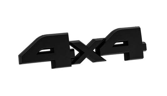 1987-1991 Ford Bronco Classic Style 5" 4x4 Emblem Matte Black Below Headlight