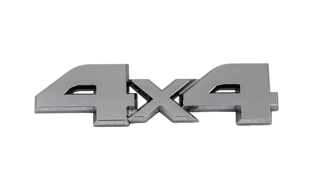 1987-1991 Ford Bronco Classic Style 5" 4x4 Emblem Chrome Below Headlight