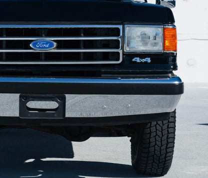 1987-1991 Ford Bronco Classic Style 5" 4x4 Emblem Chrome Below Headlight