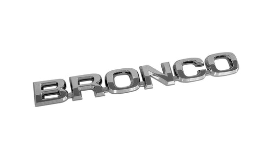 1980-1981 Ford Bronco Classic Style Chrome 8" Fender Emblem