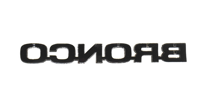 1980-1981 Ford Bronco Classic Style Chrome 8" Fender Emblem