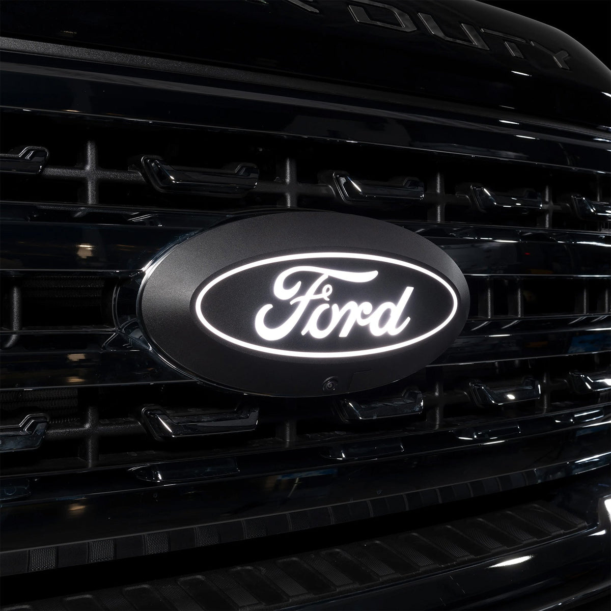 2025-2026 Ford Super Duty w/ Camera Putco 92804 Front Grille Light Up LED Emblem