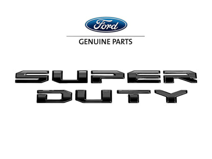 2017-2022 Ford Super Duty OEM VHC3Z-16606-B Black Platinum Stainless Front Hood Letter Emblems