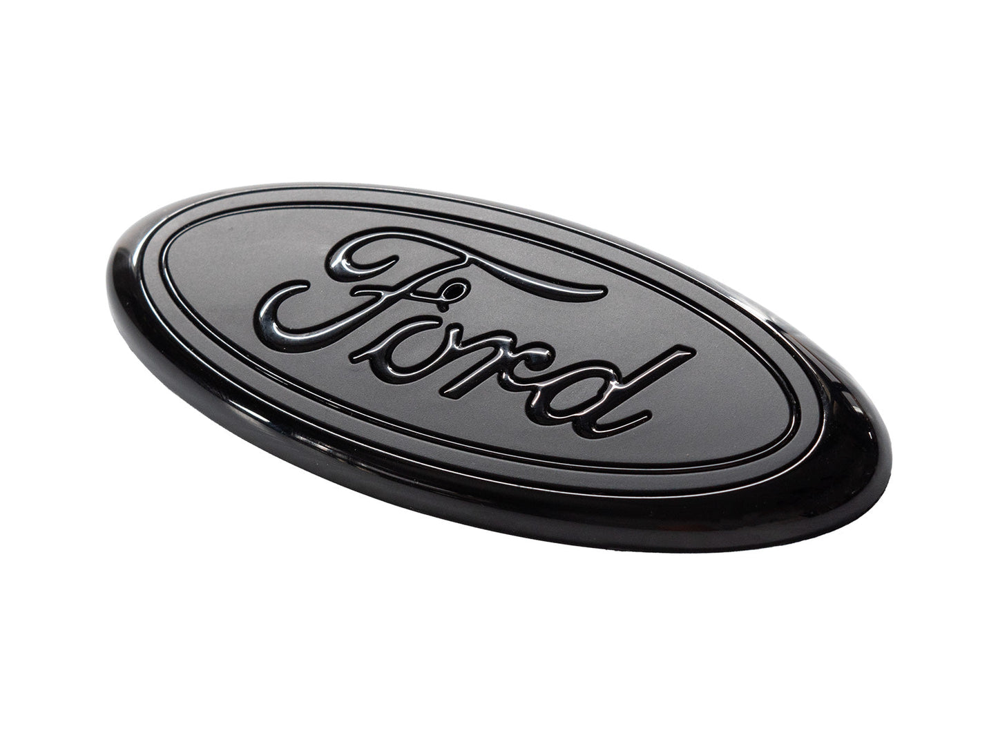 1994-2004 Mustang 3.5" Trunk Lid Ford Oval Emblem Badge Two-Tone Black