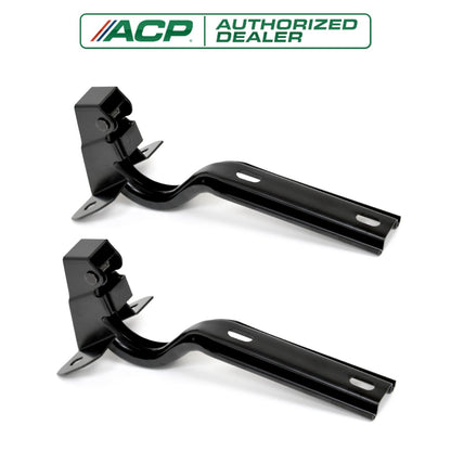 1979-1993 Ford Mustang Black Complete Hood Lift Hinges Pair LH RH