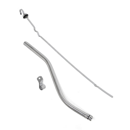 1964.5-1973 Mustang 289 302 C4 Transmission Chrome Engine Oil Dipstick & Tube