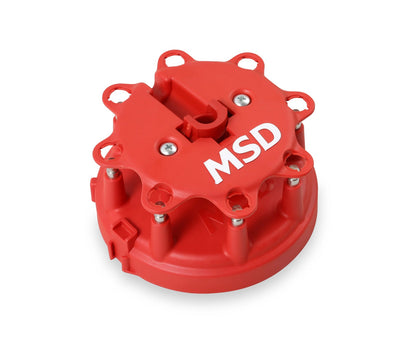 1986-1995 Ford Mustang 5.0L MSD 8482 Red Distributor Cap Rotor Plug Wire Cover Kit