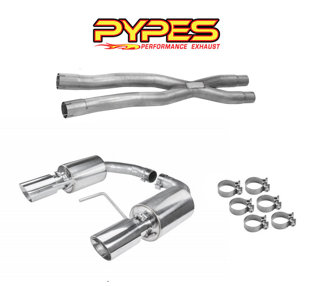 2024 Mustang 5.0 GT Pypes X-Pipe & Axle Back Exhaust System Kit