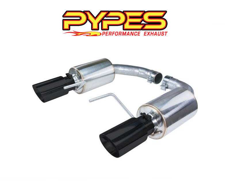 2024 Mustang 5.0 GT Pypes SFM92MSB Touring Muffler Exhaust Kit w/ 4" Black Tips