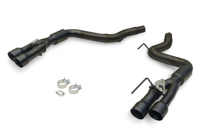 2024 Ford Mustang Flowmaster 818159 Outlaw Axle Back Active Exhaust System w/ 4" Black Quad Tips