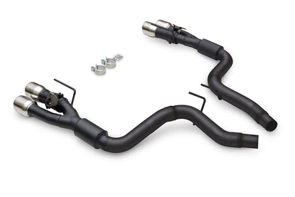 2024 Ford Mustang Flowmaster 818164 Outlaw Axle Back Active Exhaust System w/ 4" Polished Quad Tips