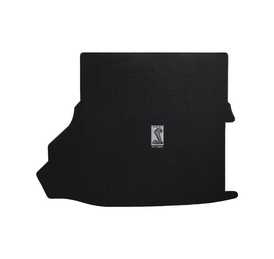 2015-2020 Shelby w/ Subwoofer Black Velourtex Cargo Trunk Mat Silver GT350 Snake
