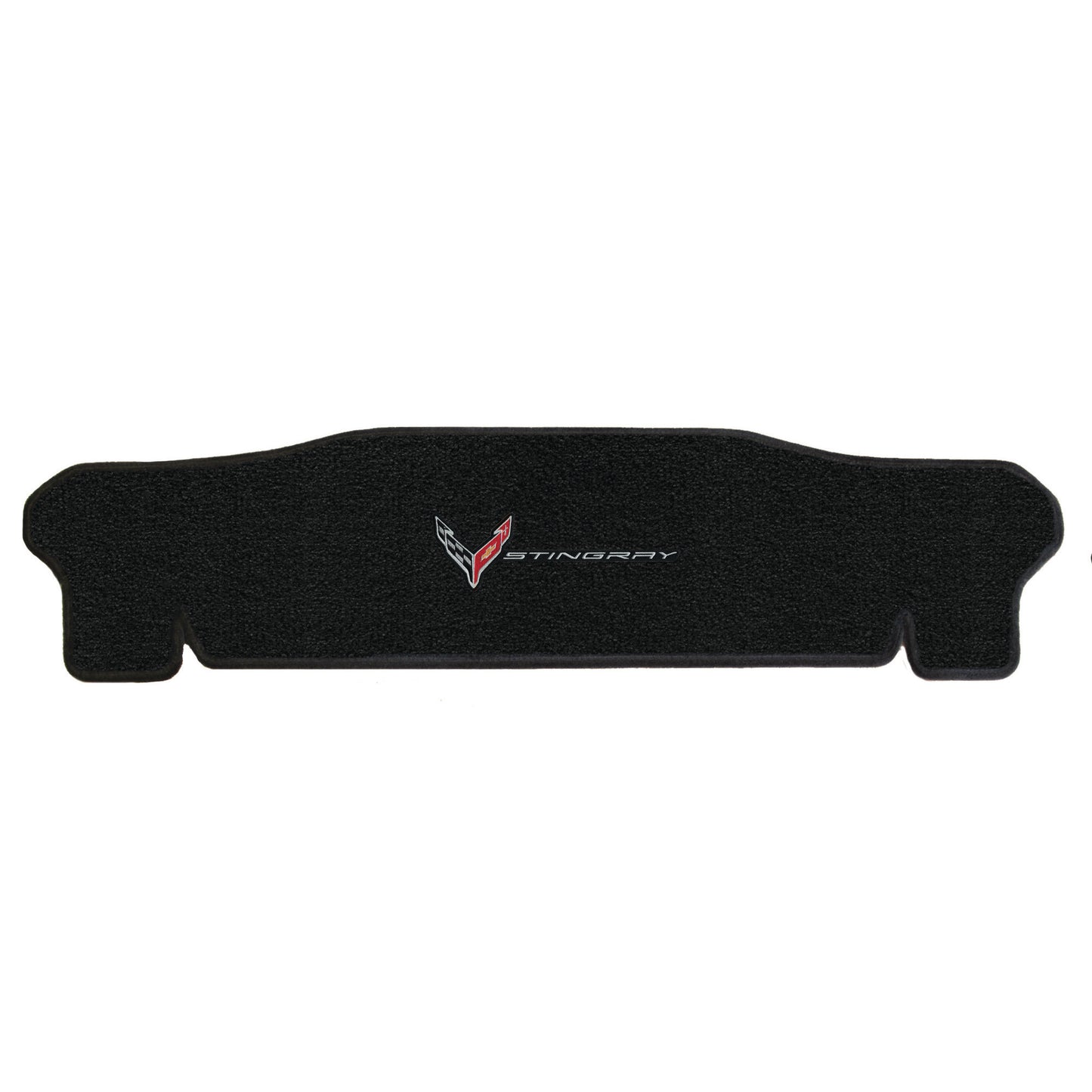 2020-2023 C8 Coupe Black Rear Trunk Cargo Mat w/ Stingray Crossed Flags Logo