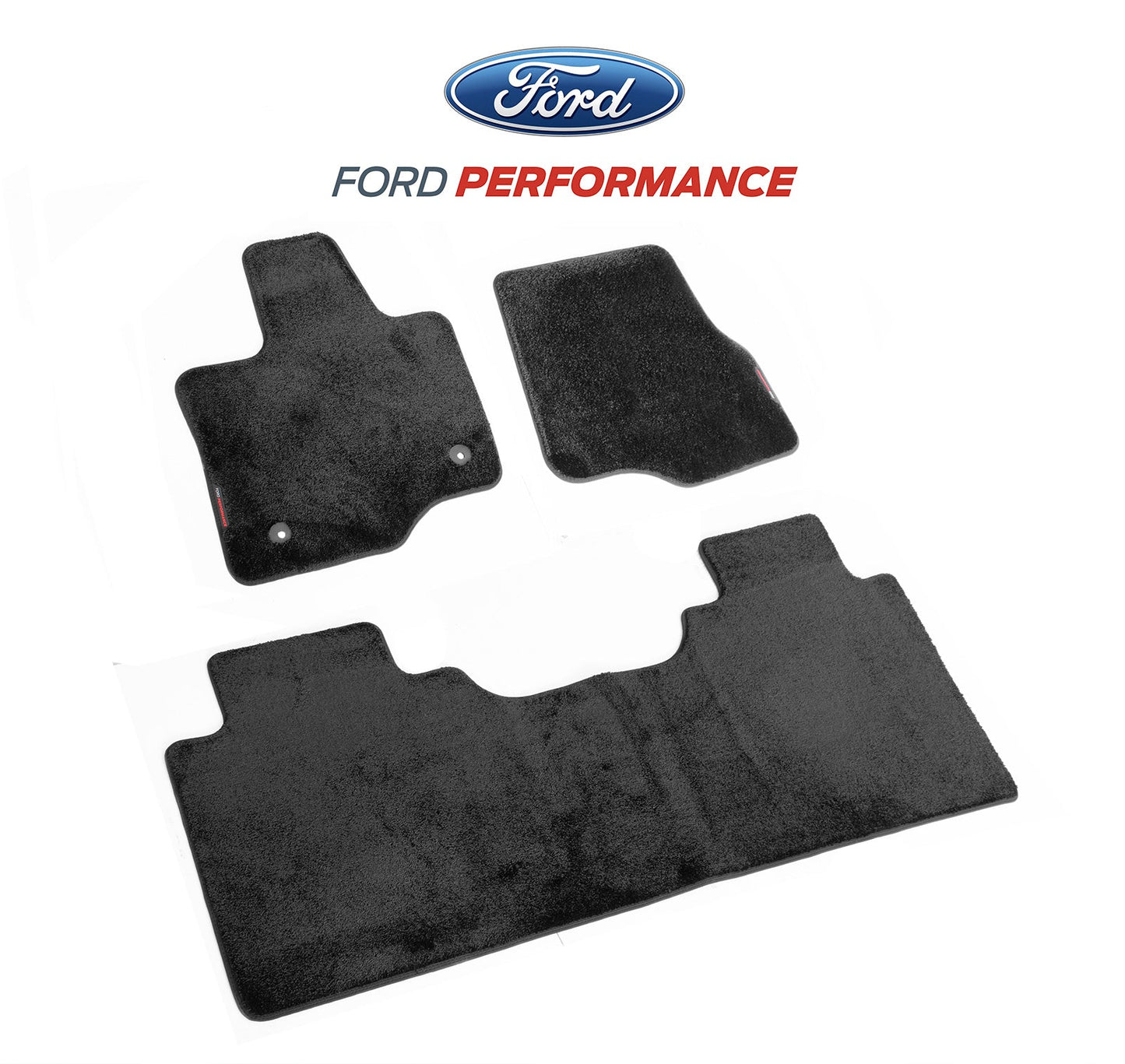 2015-2025 F150 Ford Performance M-13086-F60 Front & Rear 3pc Floor Mats