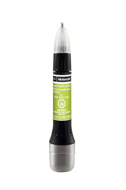 2025 Ford Mustang OEM 2-In-1 Touch Up Paint Bottle Intense Lime Yellow Metallic B7 & Clear Coat