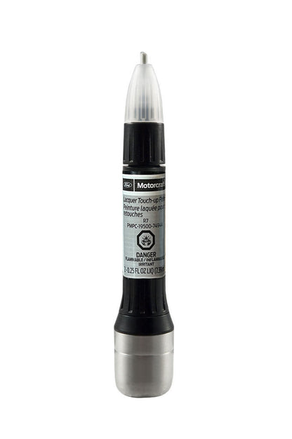 Ford Motorcraft OEM Touch Up Paint Bottle Glacier Gray Metallic Tri-Coat R7 w/ Clear Coat