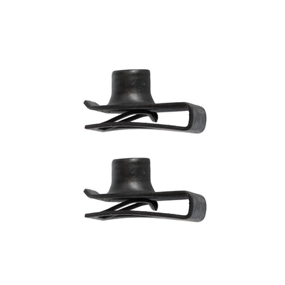1965-1970 Ford Mustang Adjustable Radiator Support To Hood Rubber Bumpers & U-Clips