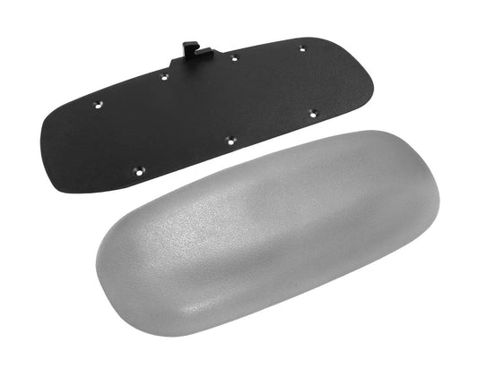 1998-2000 Ford Mustang Center Console Arm Rest Cover Pad Graphite Gray w/ Panel
