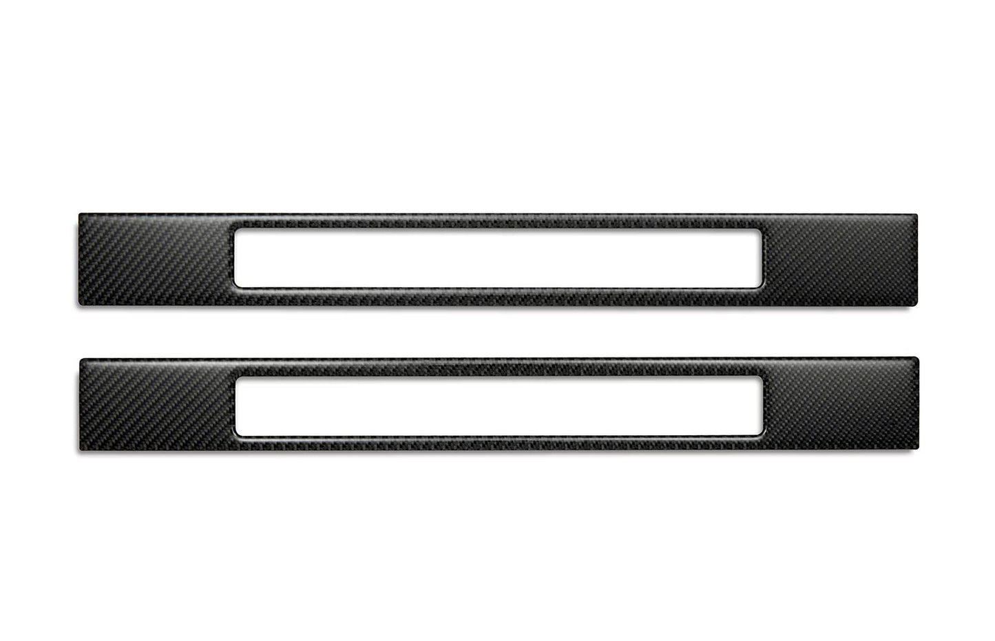 2015-2024 Mustang Genuine Ford OEM VPR3Z-99132A08-A Carbon Fiber Door Sill Plate Accents Pair