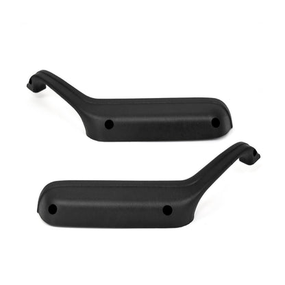 1981-1986 Ford Mustang Coupe Hatchback Door Arm Rest Pads Black LH RH Pair