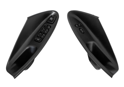 1994-2004 Mustang & Cobra Convertible Black Door Panel Switches & Housings Pair LH RH