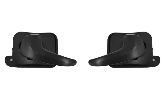 1994-1998 Ford Mustang Black Inside Door Handles Driver & Passenger LH RH Pair