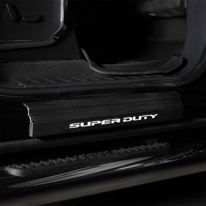 2023-2026 Ford Super Duty Illuminated Light Up LED Door Sill Plates Pair LH RH