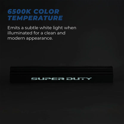 2023-2026 Ford Super Duty Illuminated Light Up LED Door Sill Plates Pair LH RH