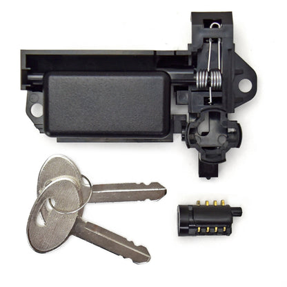 1987-1993 Ford Mustang Glove Box Latch Handle Assembly w/ Lock Cylinder and Keys