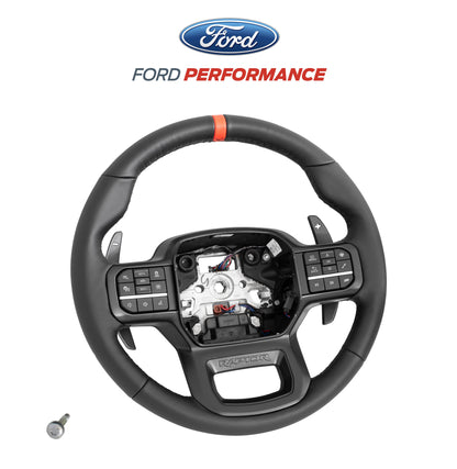 2021-2023 Ford F150 Raptor OEM M-3600-F15B Leather Steering Wheel w/ Controls