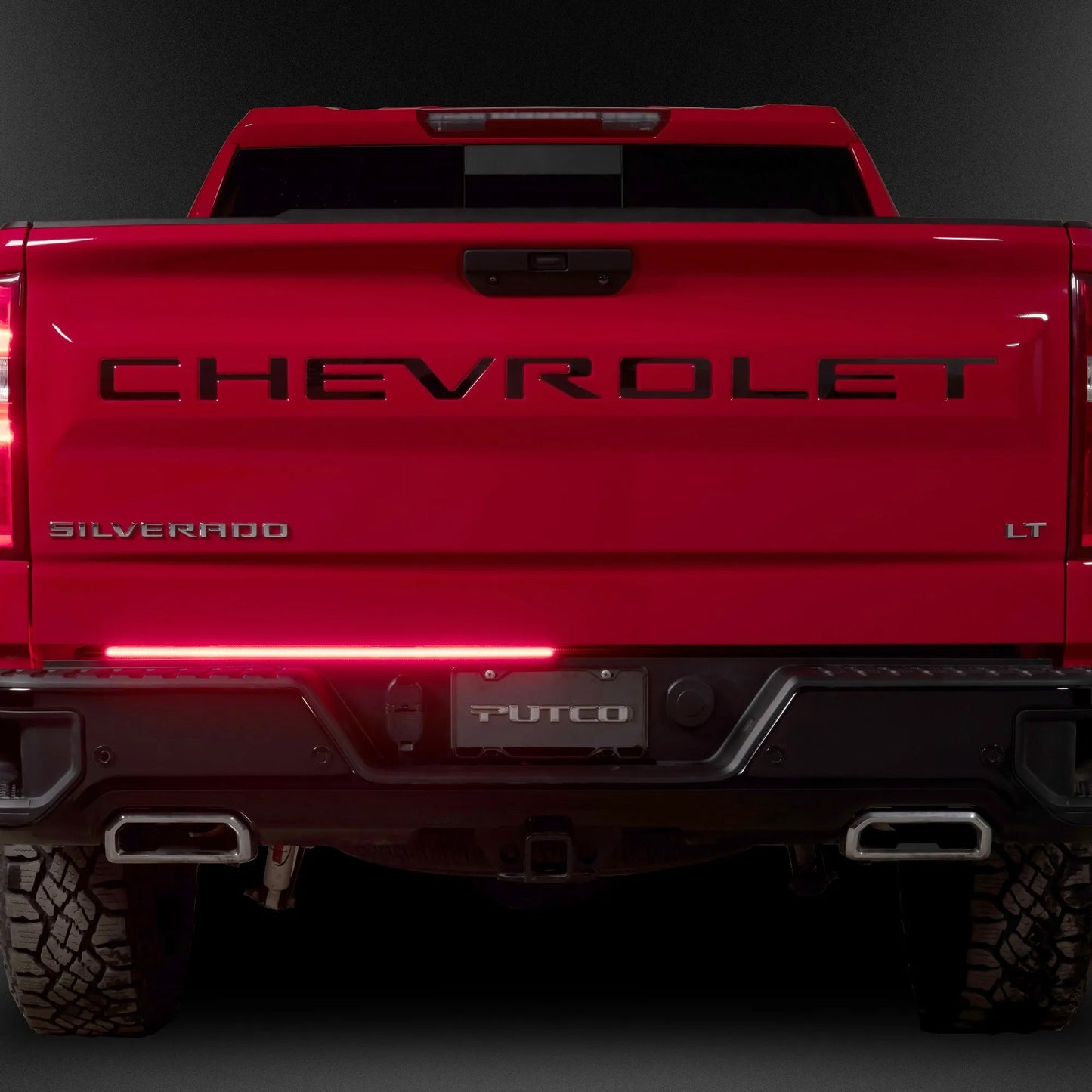 2024-2025 Chevy Silverado 2500 3500 HD Putco 60" Red & White LED Rear Light Bar