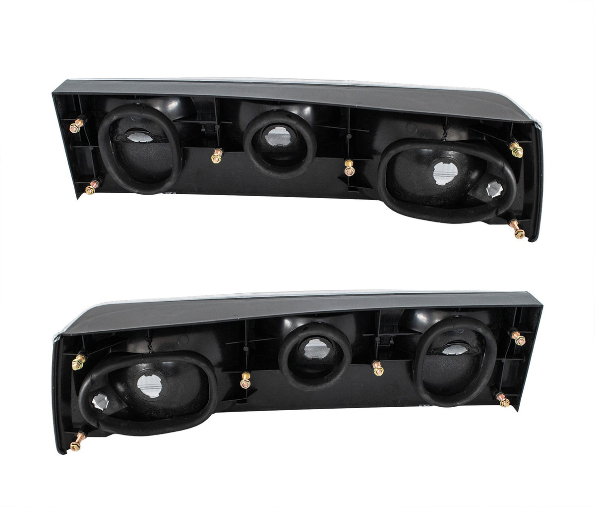 1983-1993 Ford Mustang LX Clear Complete Taillights w/ Housings, LH RH Pair